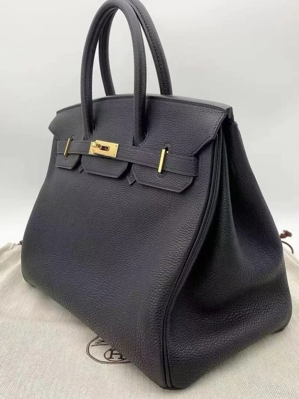 Hermès black Birkin 35 Bag